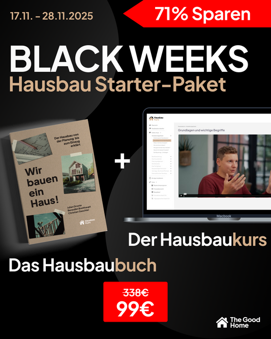 Das Hausbau Starter-Paket - Der Hausbaukurs + Buch "Wir bauen ein Haus"