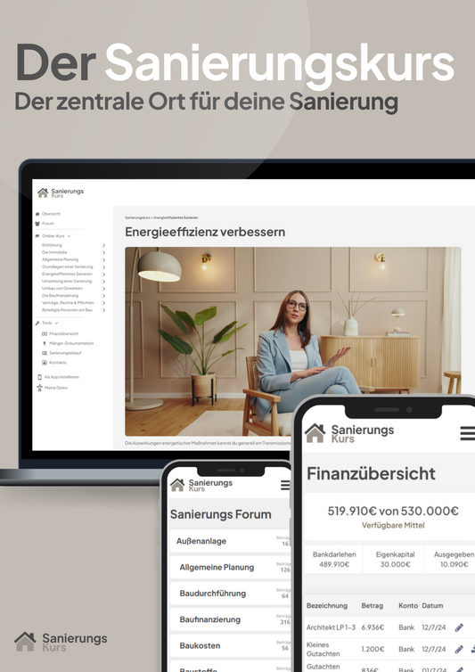 Der Sanierungskurs