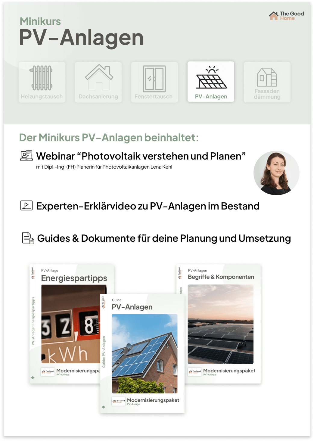 Die Minikurse für deine Sanierung